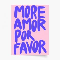 Empikfoto. ro Poster, Tipografic: More Amor Por Favor, 50x70 - 83383