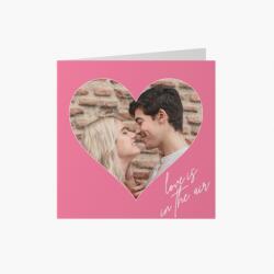 Empikfoto. ro Felicitare personalizată Valentine roz, 14x14 cm - 107414
