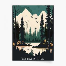 Empikfoto. ro Poster, Pădure: Get lost with me, 30x40 - 83154