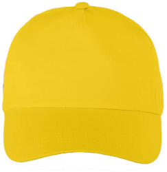 K-UP KP088 5 paneles baseball sapka - bright yellow színben (kp088brye-u)