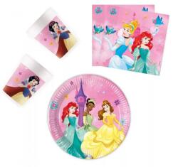  Disney Hercegnők party szett 36 db-os 20 cm-es tányérral (PNN00039)