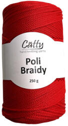  Catty Poli Braidey PP zsinór fonal 18 - Piros