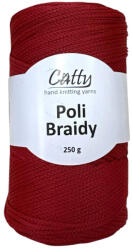  Catty Poli Braidey PP zsinór fonal 22 - Sötétpiros