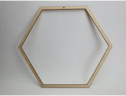  Natúr fa - Keret hatszög 32cm
