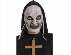  Apáca maszk fátyollal Halloweenre, horror, gumiból 1 db CarnivalToys (01353)