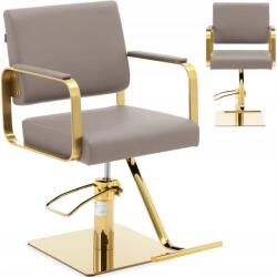Physa Otley barber kozmetikai fodrász szék lábtartóval Physa bézs (PHYSA OTLEY BEIGE & GOLD)