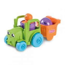TOMY Jucărie Tractor Transformator TOMY 2in1 Hide & Squeak (T73219)