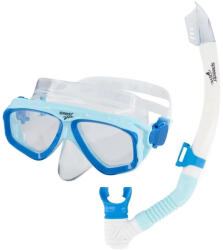 Speedo adventure mask + snorkel set alb/albastru
