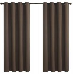  Sötétítő függöny velúr barna 225 x 140 cm 2 db (B087BM4QRP)