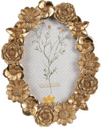 Clayre & Eef Rama foto de masa, perete polirasina aurie 15x2x19 cm, 10x15 cm (2F1156deco)
