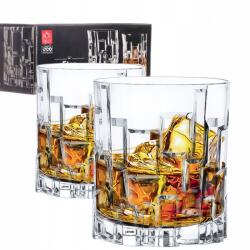 RCR Luxus kristály whiskys poharak Etna Rcr 330ml 6db vastag aljjal (ZSZE6)