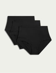 Marks & Spencer Бикини с висока талия с технология Flexifit и висок дял модал, 3 бр. Marks & Spencer черна Marks & Spencer | Cheren | ЖЕНИ | 20