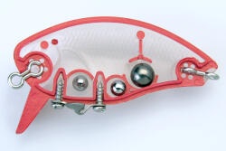 O. S. P OSP BUZZN CRANK 50mm 10gr C01 Clear minnow