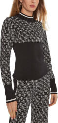 GUESS Tricotat Lise 4G Ls Sweater W3BR81Z37K0 fj76 black and cream whit