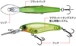 EVERGREEN GRAN SEARCHER 55 5.5cm 5.2gr #217 SUPER WAKASAGI