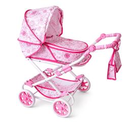 New Baby Carucior pentru păpuși 2 în 1 New Baby Monika Flowers
