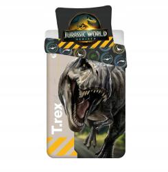 Jerry Fabrics Ágyneműhuzat 140x200 Jurassic World T. rex Dinoszaurusz párnahuzat 70x90 (53994)