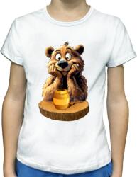 Modal Tricou copii „Ursulețul pofticios și Borcanul cu miere - O Poveste duuulce !