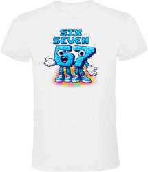 Modal Tricou personalizat "Six Seven 67" Stil Brick -Art & X și 0
