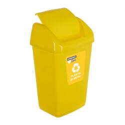 Heinner Cos Gunoi Capac Batant, Reciclare Eco 35 L, Galben , (hr-al-35g) Cos de gunoi