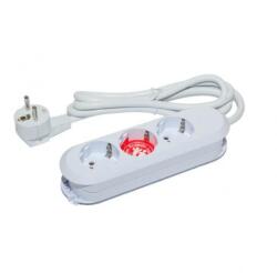 Bachmann Prelungitor Bachmann SMART 3xCEE7/3, fara intrerupator, lungime cablu 1.5m, H05VV-F (BM-387.270R)