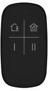Hikvision Telecomanda wireless AX PRO Hikvision DS-PKF1-WE(B)/BK, 868MHz two-way Tri-X wireless (DS-PKF1-WE(B)/BK)