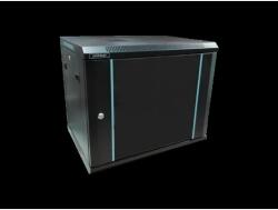 Dateup Rack 9U 600x600, dezasamblat, montare pe perete, usa din sticla, (MP.6609.9001) - generaltech