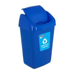 Heinner Cos Gunoi Capac Batant, Reciclare Eco 35 L, Albastru, Heinner (hr-al-35a) Cos de gunoi