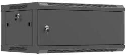 Lanberg Dulap rack de perete 19", 4U, 600x450 mm, pentru asamblare, (WF01-6404-00B)