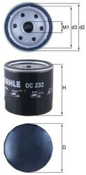 MAHLE Filtru ulei MAHLE OC232 (OC232)