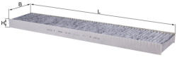 MAHLE Filtru habitaclu KNECHT cu carbon activ LAK226 (LAK226)