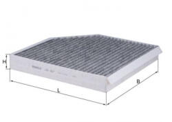 MAHLE Filtru habitaclu cu carbon activ MAHLE LAK667 (LAK667)
