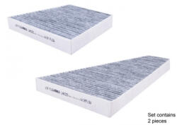 MAHLE Filtru habitaclu cu carbon activ MAHLE LAK225/S (LAK225/S)