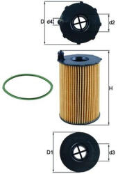 MAHLE Filtru ulei MAHLE OX420D (OX420D)