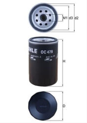 MAHLE Filtru ulei MAHLE OC479 (OC479)