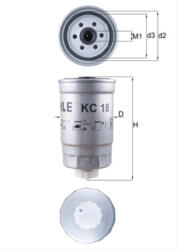 MAHLE Filtru combustibil KNECHT KC18 (KC18)