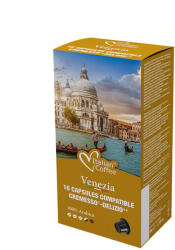 Italian Coffee Venezia Cremesso / Delizio kompatibilis kapszula - 100% Arabica, 16 × 5, 5 g (16DELIZIO_VENEZIA)