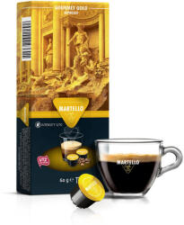 MARTELLO Gourmet Gold Espresso kávékapszula - 100% Arabica, 10 × 6 g - Martello kompatibilis