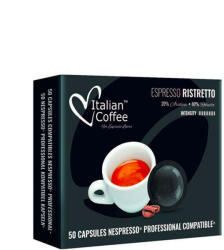 Italian Coffee Espresso Ristretto Nespresso Professional kapszula - 80% Robusta, 50 db (50NPRO_RISTRICT)