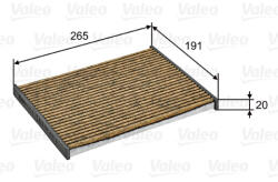 Valeo Filtru habitaclu cu polifenol VALEO 701028 (701028)