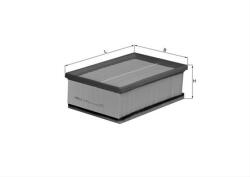 MAHLE Filtru aer KNECHT LX1045 (LX1045)