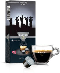 MARTELLO Intensivo Espresso kávékapszula - 10 × 6 g - Martello kompatibilis