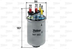 Valeo Filtru combustibil VALEO 587562 (587562) - turbochic
