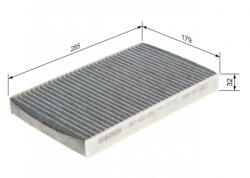 Bosch Filtru habitaclu BOSCH cu carbon activ 1987432379 (1987432379)