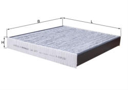 MAHLE Filtru habitaclu cu carbon activ MAHLE LAK1677 (LAK1677)