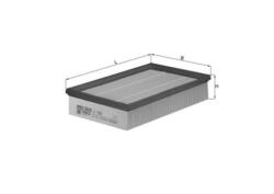 MAHLE Filtru aer MAHLE LX1596 (LX1596)