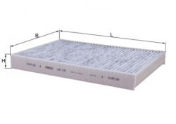 MAHLE Filtru habitaclu cu carbon activ MAHLE LAK437 (LAK437)