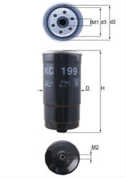 MAHLE Filtru combustibil MAHLE KC199 (KC199)