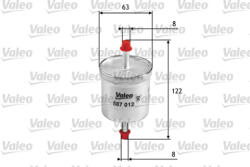 Valeo Filtru combustibil VALEO 587012 (587012) - turbochic