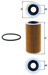 MAHLE Filtru ulei MAHLE OX1076D (OX1076D)